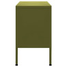 Szafka pod telewizor, oliwkowa, 105x35x50 cm, stalowa