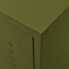 Szafka pod telewizor, oliwkowa, 105x35x50 cm, stalowa