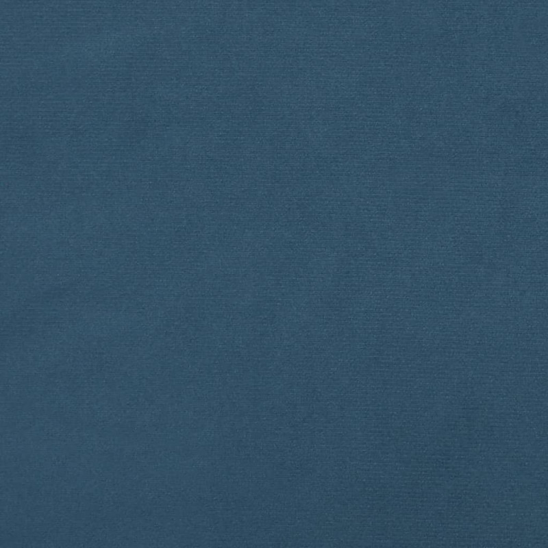 Łóżko kontynentalne z materacem, ciemnoniebieskie, 120x190 cm