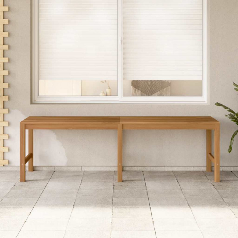 Ławka ogrodowa, 150 cm, lite drewno tekowe