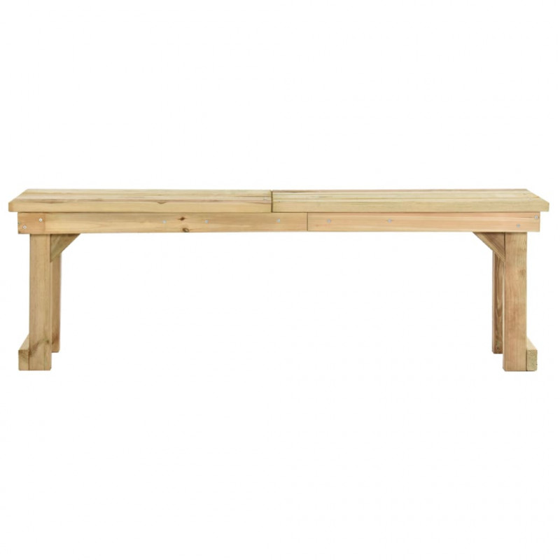 Ławka ogrodowa, 140 cm, impregnowane drewno sosnowe