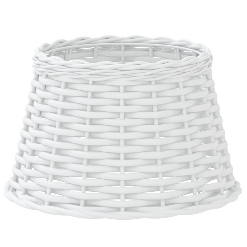 Klosz do lampy, biały, Ø38x23 cm, wiklina