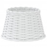 Klosz do lampy, biały, Ø38x23 cm, wiklina