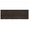 Blat stołu, ciemnobrązowy, 180x60x(2-6) cm, lite drewno dębowe