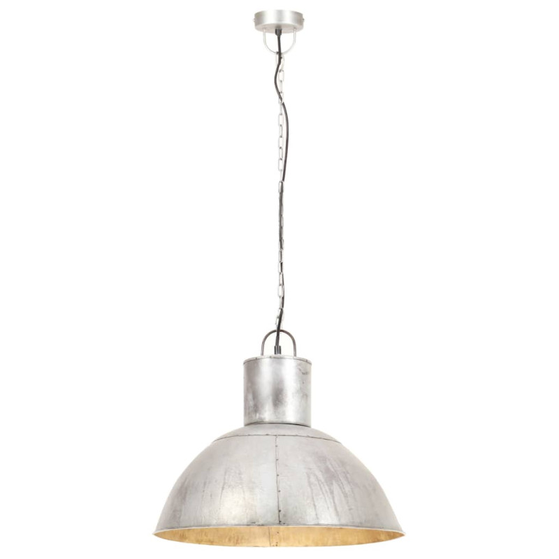 Lampa wisząca, 25 W, kolor srebra, okrągła, 48 cm, E27