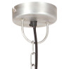 Lampa wisząca, 25 W, kolor srebra, okrągła, 48 cm, E27