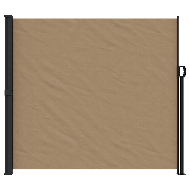 Zwijana markiza boczna, taupe, 180x600 cm