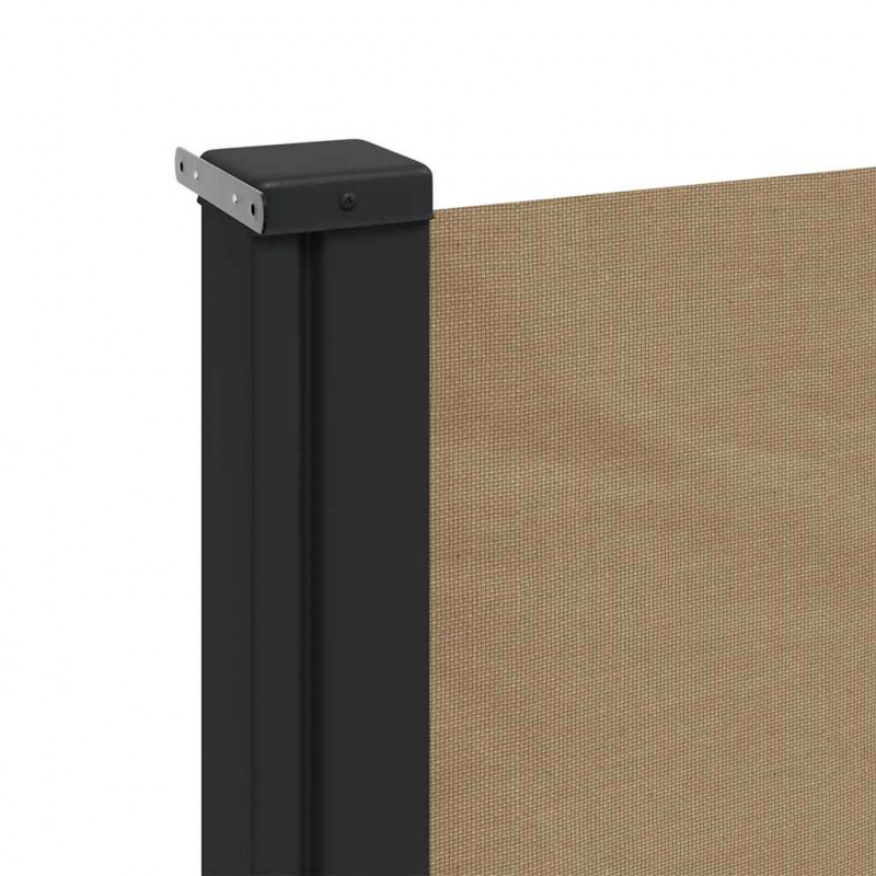 Zwijana markiza boczna, taupe, 180x600 cm