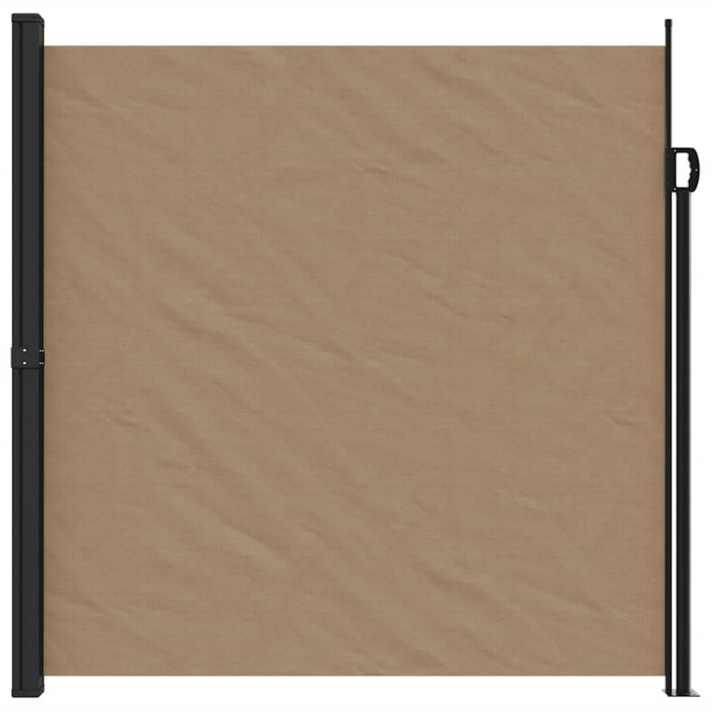 Zwijana markiza boczna, taupe, 200x600 cm