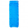Materac samopompujący z poduszką, 1-osobowy, niebieski