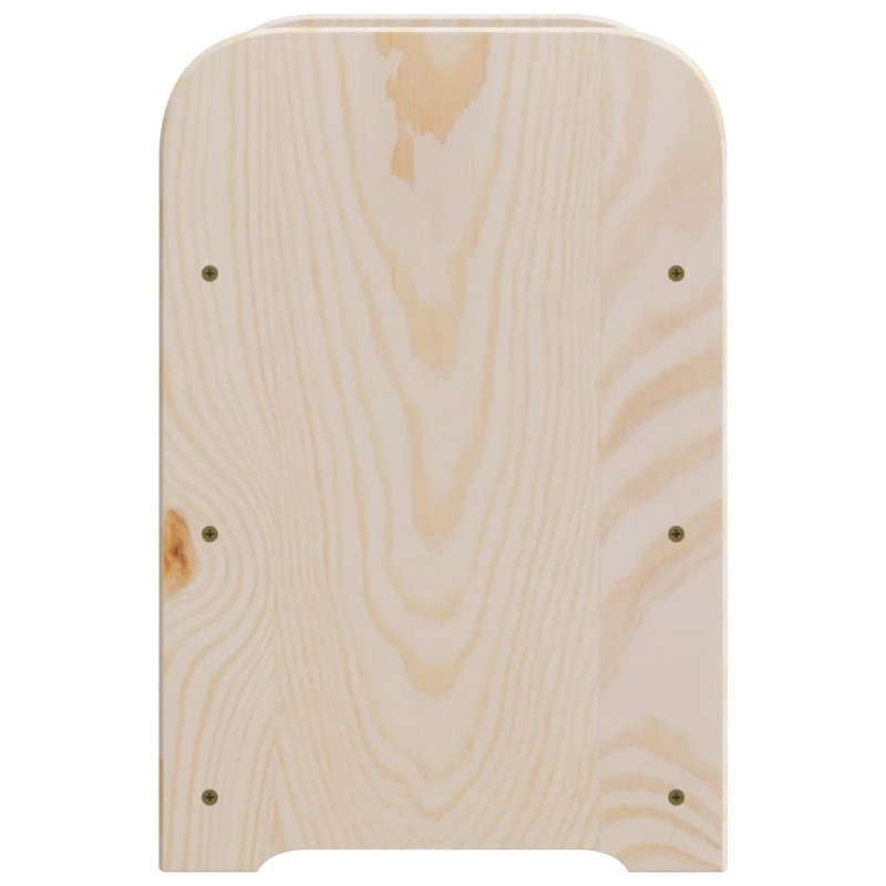 Stojak na wino, 33x25x37 cm, lite drewno sosnowe