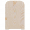 Stojak na wino, 33x25x37 cm, lite drewno sosnowe