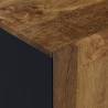 Szafka RTV, 80x33x46 cm, mango i materiał drewnopochodny