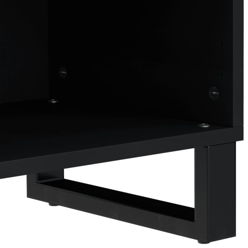Szafka RTV, 80x33x46 cm, mango i materiał drewnopochodny