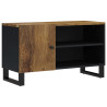 Szafka RTV, 80x33x46 cm, mango i materiał drewnopochodny