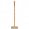 Prysznic ogrodowy, beżowy, 50x55x224 cm, polirattan i akacja