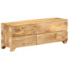Szafka pod telewizor, lite drewno mango, 110x30x40 cm