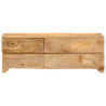 Szafka pod telewizor, lite drewno mango, 110x30x40 cm