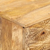 Szafka pod telewizor, lite drewno mango, 110x30x40 cm