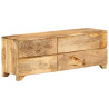 Szafka pod telewizor, lite drewno mango, 110x30x40 cm