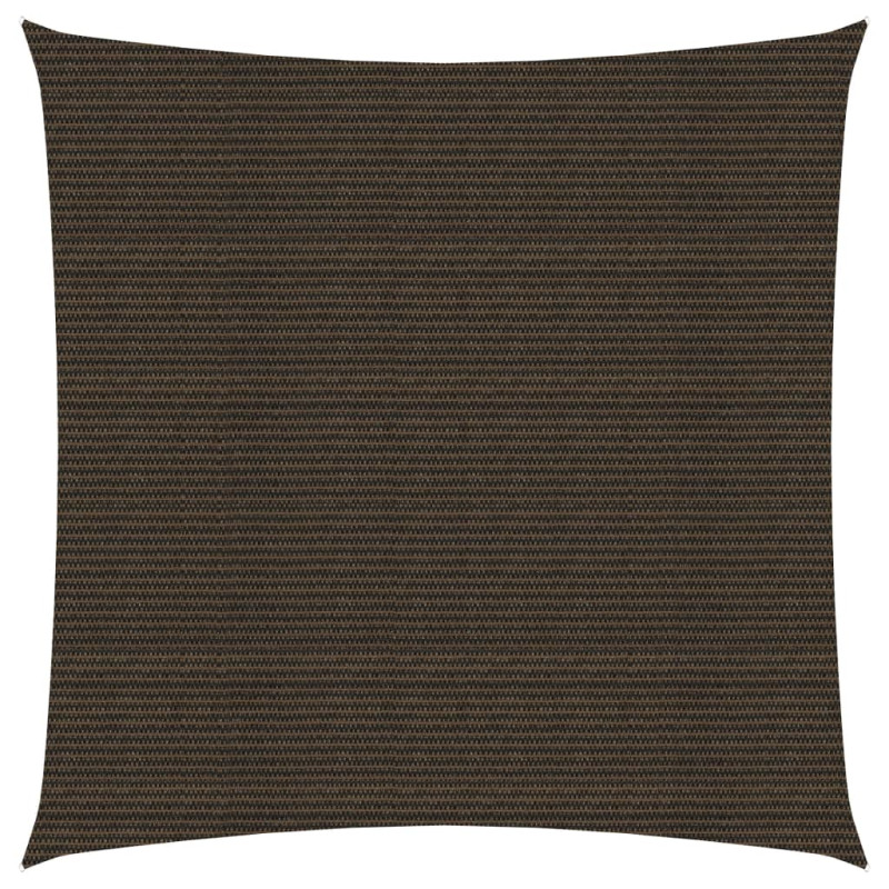Żagiel przeciwsłoneczny, 160 g/m², brązowy, 4,5x4,5 m, HDPE