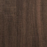 Rama łóżka, brązowy dąb, 75x190 cm, materiał drewnopochodny