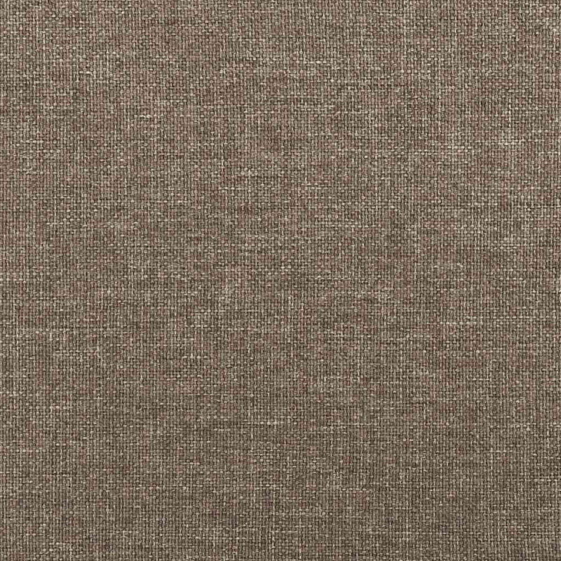 Rama łóżka, kolor taupe, 120x190 cm, obita tkaniną
