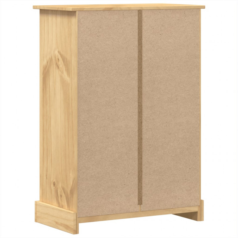 Komoda Corona, 80x43x114 cm, lite drewno sosnowe