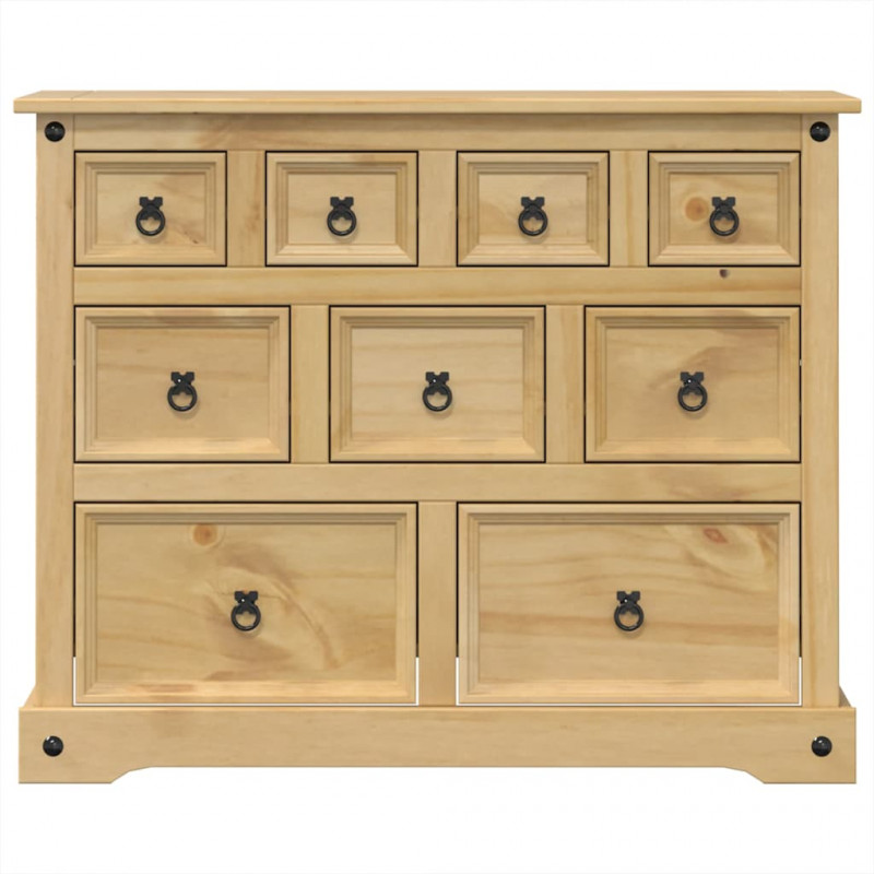 Komoda Corona, 103x46x83 cm, lite drewno sosnowe