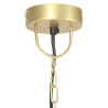 Industrialna lampa wisząca, 25 W, mosiężna, okrągła, 41 cm, E27