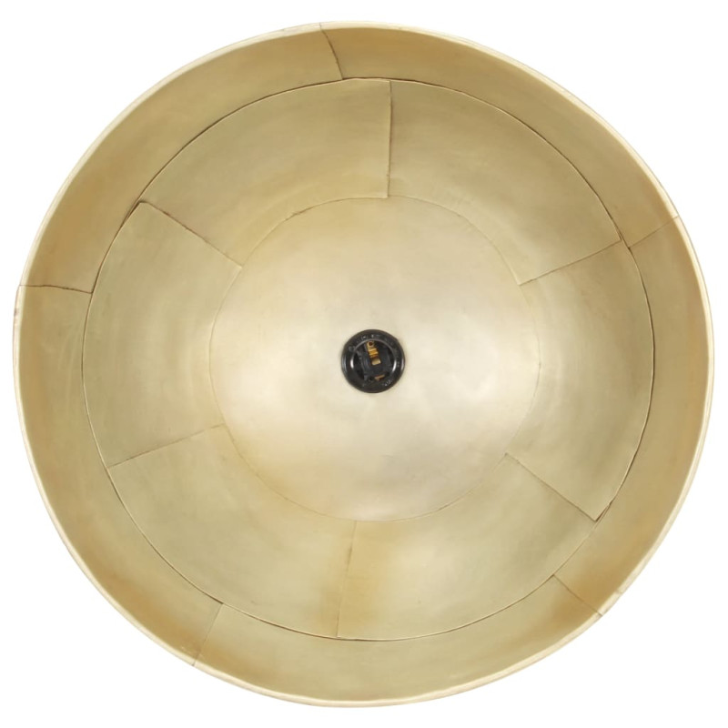 Industrialna lampa wisząca, 25 W, mosiężna, okrągła, 41 cm, E27