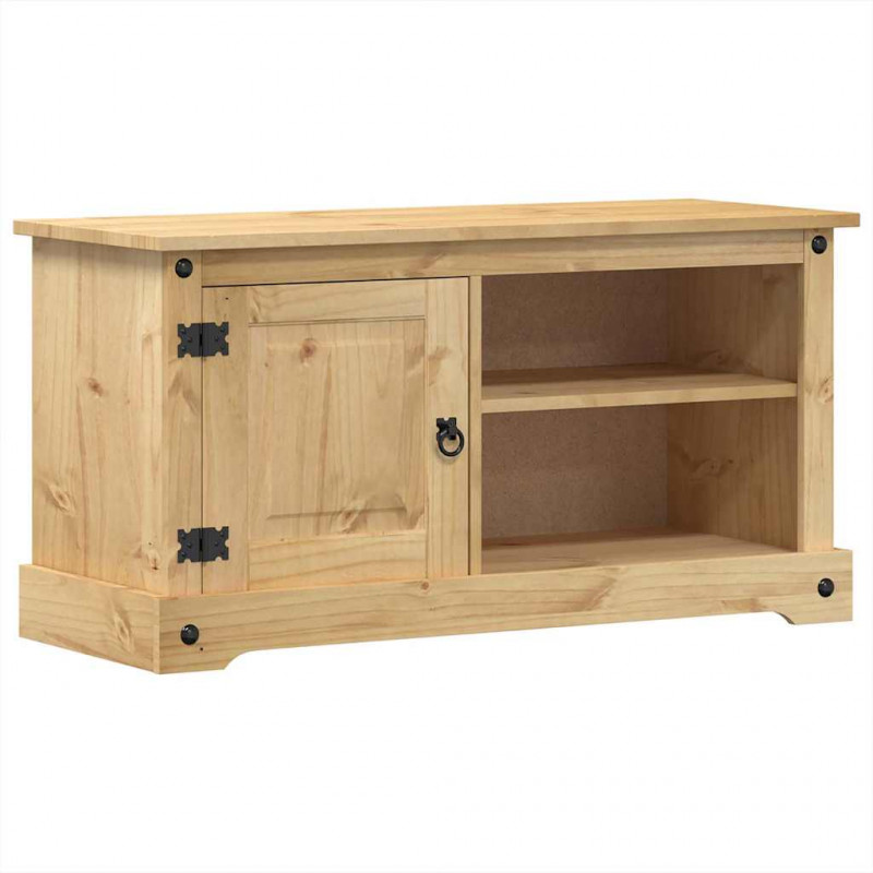 Szafka pod TV Corona, 100x37x52 cm, lite drewno sosnowe