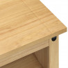 Szafka pod TV Corona, 100x37x52 cm, lite drewno sosnowe