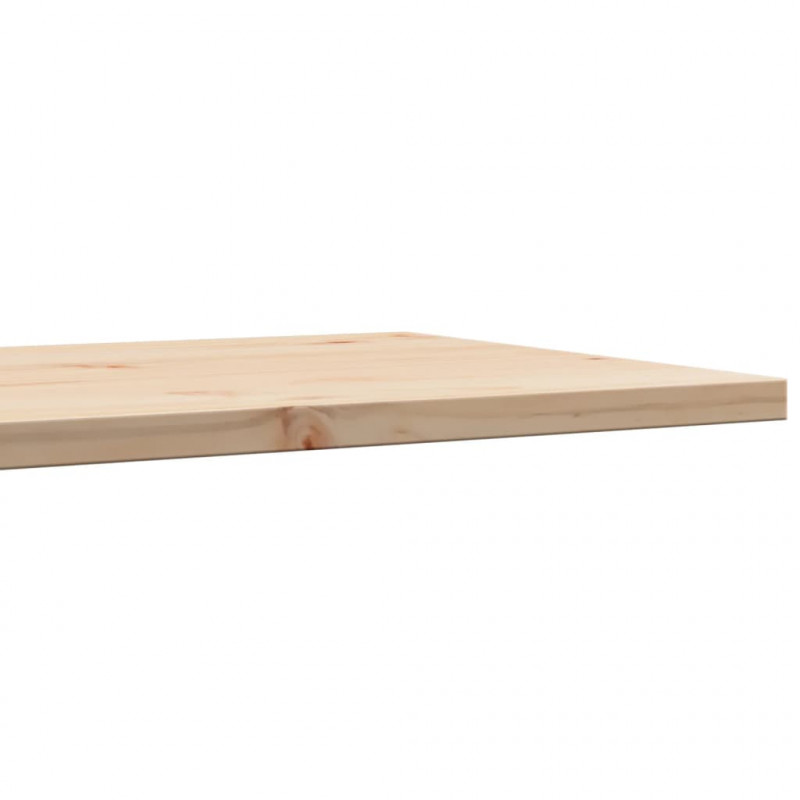 Blat stolika, 100x50x2,5 cm, prostokątny, lite drewno sosnowe