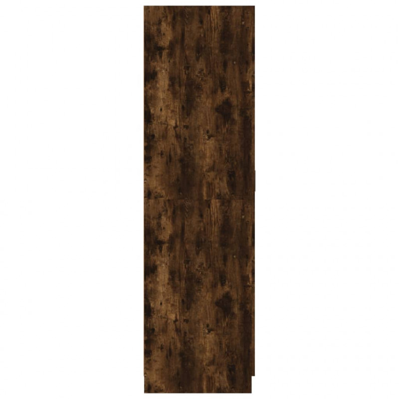 Szafa, przydymiony dąb, 80x52x180 cm, materiał drewnopochodny