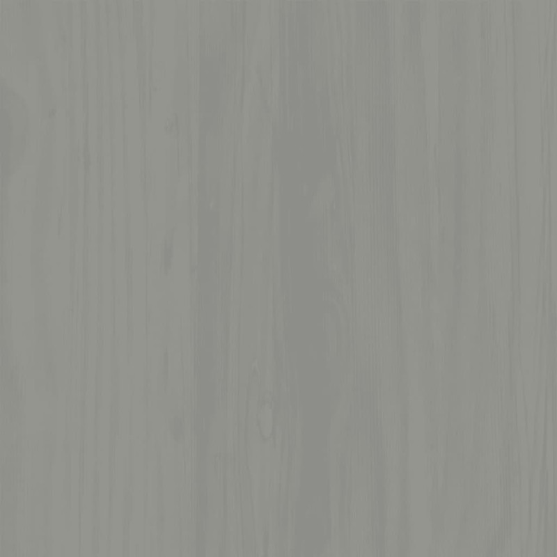 Witryna VIGO, szara, 85x35x170 cm, lite drewno sosnowe