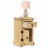 Szafka nocna Corona, 35x32,5x58 cm, lite drewno sosnowe