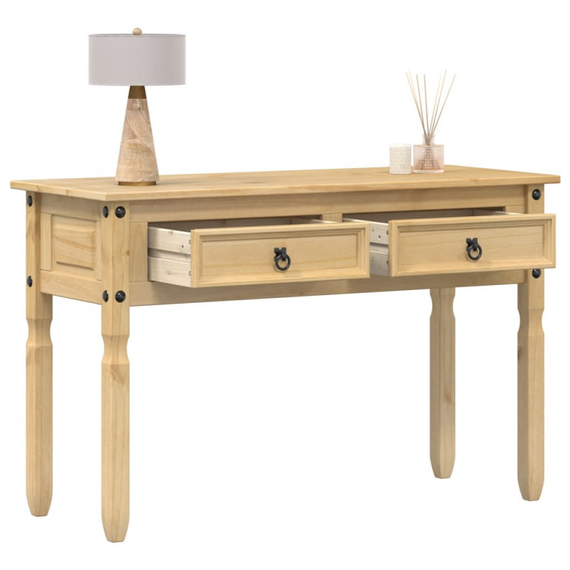 Stolik konsolowy Corona, 115x46x73 cm, lite drewno sosnowe