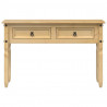 Stolik konsolowy Corona, 115x46x73 cm, lite drewno sosnowe
