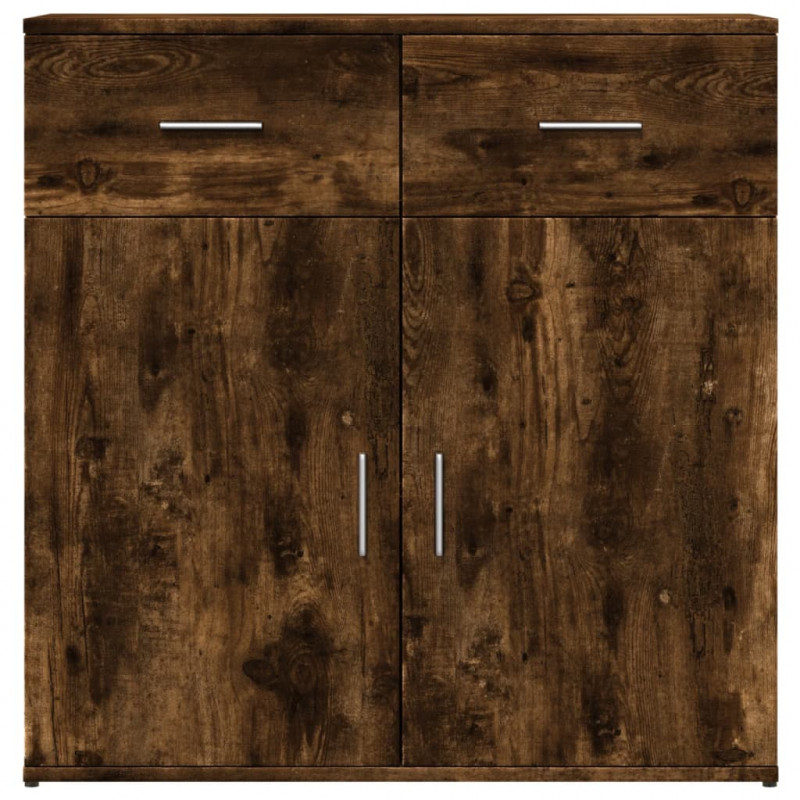 Szafki, 2 szt., przydymiony dąb, 79x38x80 cm
