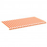 Zapasowa tkanina na markizę, żółto-pomarańczowa, 6x3 m