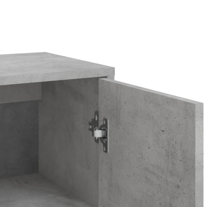 Szafki, 2 szt., szarość betonu, 60x31x84 cm