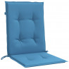 Poduszki na krzesła z niskim oparciem, 2 szt., niebieski melanż