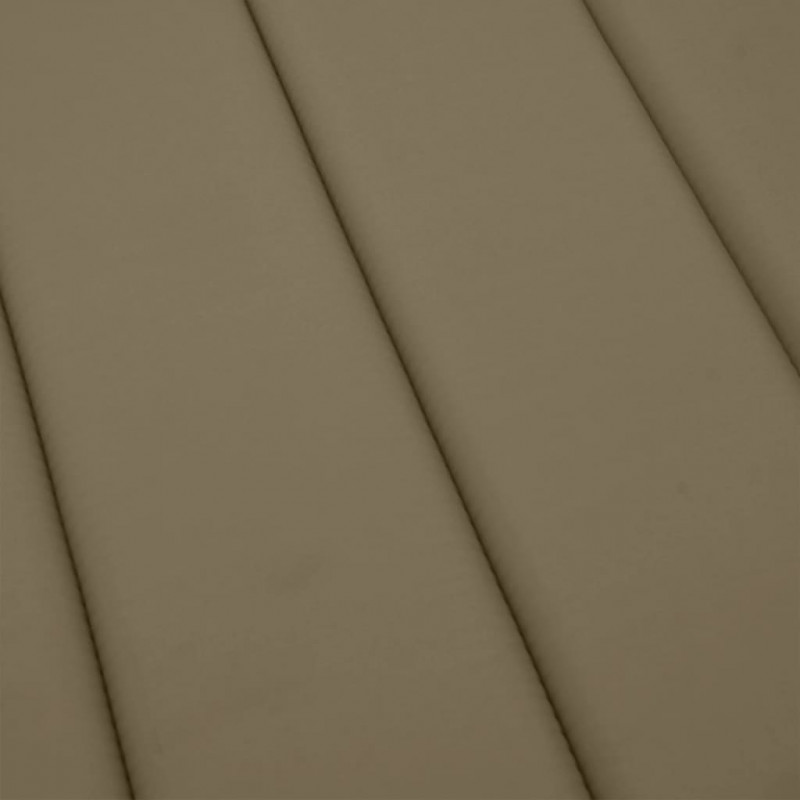 Poduszka na leżak, taupe melanż, 200x50x4 cm, tkanina