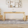 Stół jadalniany Corona, 180x90x75 cm, lite drewno sosnowe
