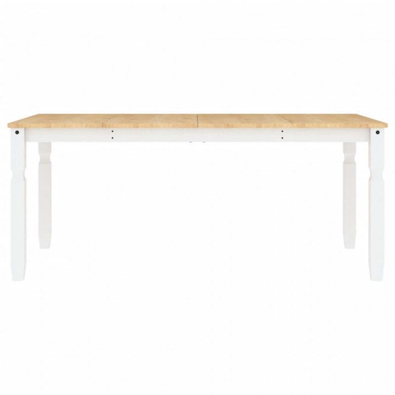 Stół jadalniany Corona, biały, 180x90x75 cm, drewno sosnowe