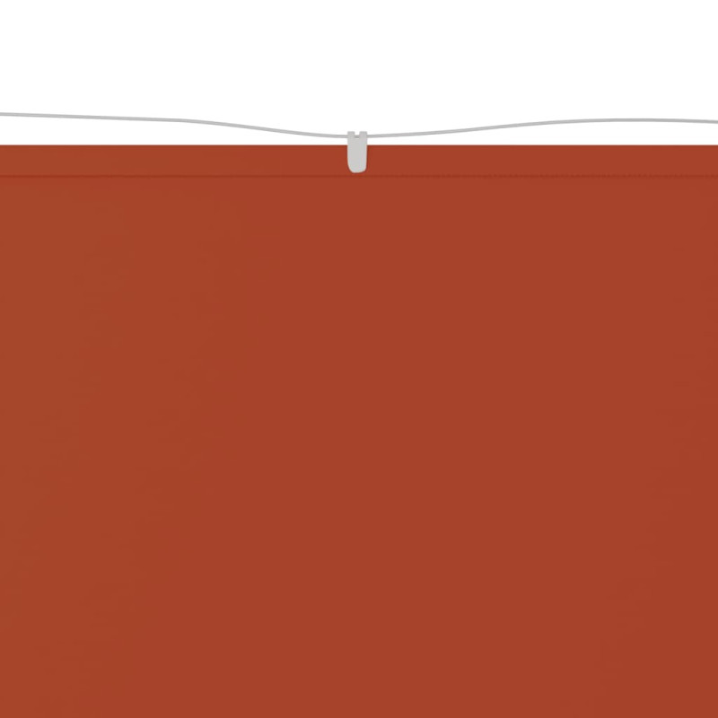 Markiza pionowa, terakota, 60x420 cm, tkanina Oxford