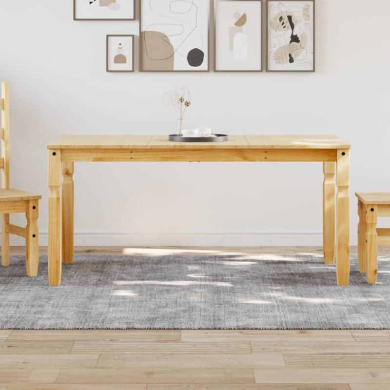 Stół jadalniany Corona, 160x80x75 cm, lite drewno sosnowe