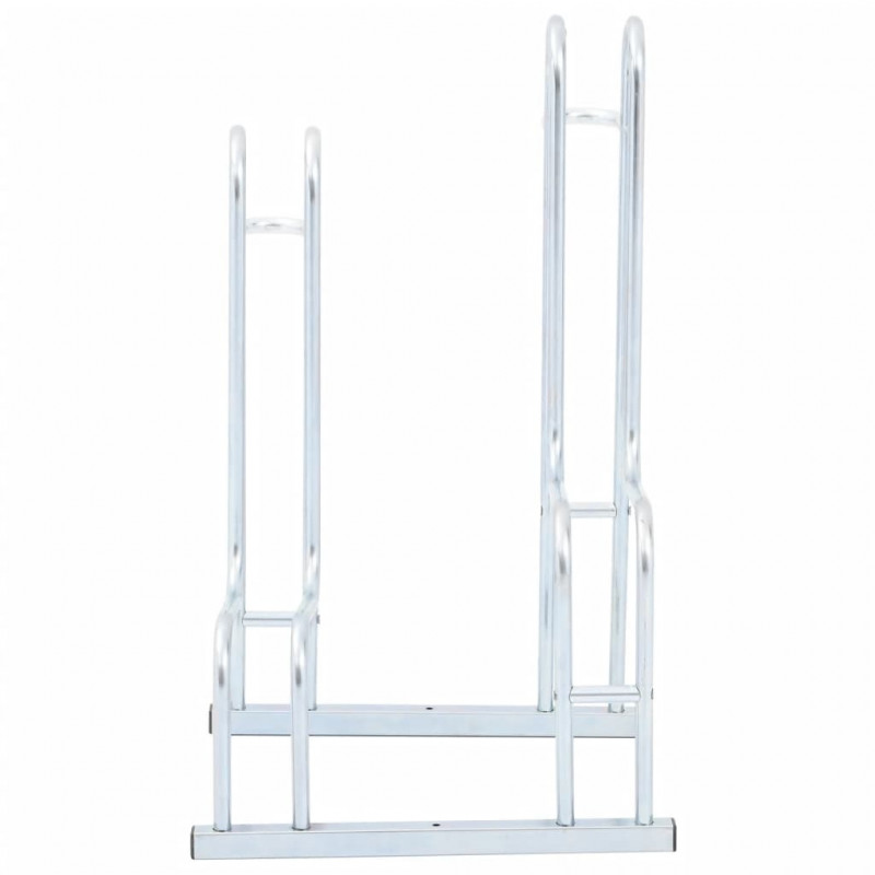 Stojak na 2 rowery, wolnostojący, stal galwanizowana