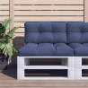 Poduszka na paletę, granatowa, 120x40x12 cm, tkanina